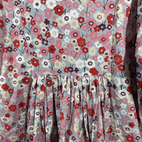NWT $335 byTiMo [ XS ] Structured Cotton‎ Shift Dress in Flower Garden RARE - Picture 15 of 16